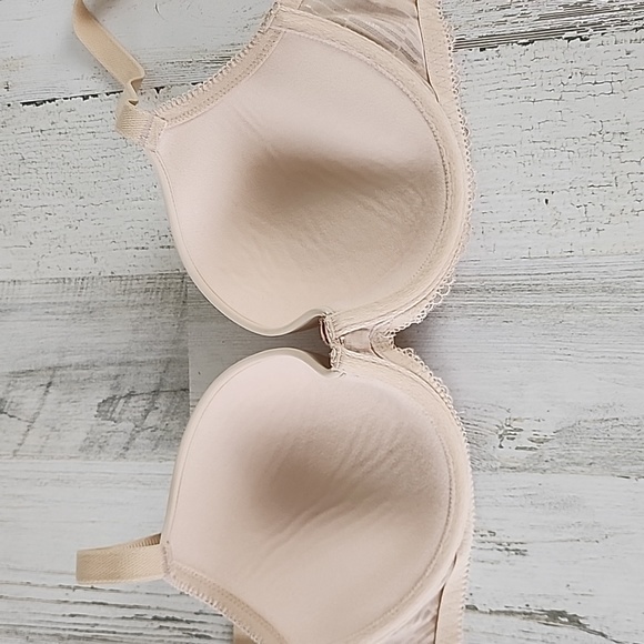 Wacoal tan beige La Femme underwire tshirt bra Size 34D - Picture 6 of 11